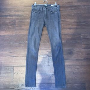 Rag & Bone Gray Skinny Jeans